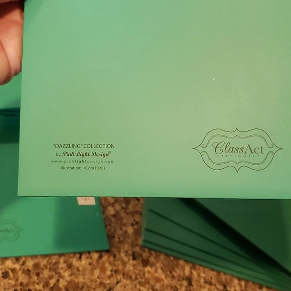 28 HELLO AMAZING DAY BACK TO SCHOOL FOLDERS GREEN SILVER GOLD NEW